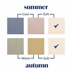 soft colors that do *not* cross over: 🍁 autumn vs summer ☀️ — Rise Styling Soft Summer Vs Soft Autumn, The Undertones, Dark Autumn, Soft Autumn, Wardrobe Planning, Warm Undertone