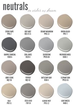 neutrals are the most popular paint colors