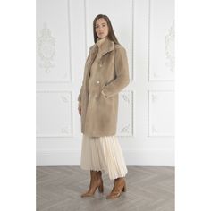 Beautifully crafted in our recycled softest faux fur, Bette is the trending coat at the top of our wish lists. This feminine, failsafe cover-up is dressed with a cosy stand collar and sumptuously deep pockets to create the ultimate all season essential. Throw on over denim for an easy everyday look, equally as elegant paired with a dress by evening. Cool. Classic. Considered. Timeless, love-forever styles we can’t quite live without - iconic silhouettes and luxurious staples that we’re proud to Faux Shearling Coat, Luxury Outerwear, Evening Makeup, Shearling Coat, Midi Skirts, Casual Dinner Outfit, Signature Collection, Faux Fur Coat, Independent Designers Fashion