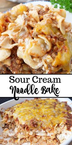 Sour Cream Casserole Ground Beef, Sour Cream Hamburger Casserole, Hamburger Sour Cream Recipes, Sour Cream Egg Noodles, Hamburger Noodle Bake With Cream Cheese, Dinner Ideas With Sour Cream, Sour Cream Noodle Bake Ground Beef, Sour Cream Ground Beef Noodle Casserole, Hamburger Sour Cream Noodle Casserole