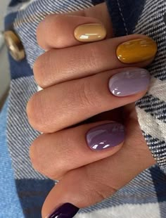 Mustard Nails, Spring Nails 2023 Gel, Nails 2023 Gel, Spring Nails 2023, Fall Gel Nails, Cute Spring Nails, Minimal Nails, Cute Gel Nails, Nails 2023