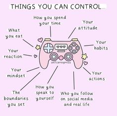 a game controller with the words things you can control