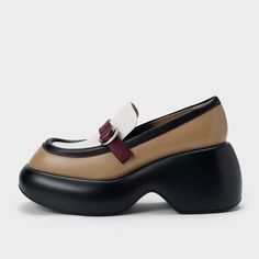 Elevate your style with our Multicolor Square-Toe Buckled Platform Loafers. Featuring a trendy square toe, buckle decor, and a comfortable platform, these loafers add a bold pop of color to any outfit. Color: Multicolor Heel Type: Chunky heel Heel height: 3.15" / 80 mm approx Product measurements were taken using size 8. Please note that measurements may vary by size. Toe: Square toe The multicolor loafers with a chunky platform design will add height without compromising your comfort. the buckled detail on the upper, which introduces flair to an otherwise simple design. Handcrafted US sizing. Fits true to size. Cowboy Shoes, Dance Heels, Platform Design, Boots Square Toe, Online Shopping Shoes, Suede Boots Knee High, Faux Leather Heels, Platform Loafers, Charles Keith