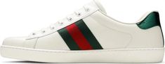 This stylish footwear is crafted for men by the luxury fashion house, Gucci. Carefully designed, the slip-on Ace Sneakers feature embroidered bee detailing and a white leather upper. With its rubber sole and lightweight design, the statement-making sneakers offer both comfort and style. Style: 429446 02JP0 9064 Colorway: WHITE Release Date: 05/01/2019 100% Authentic Brand new with original box Delivered within 7-14 Business Days. Shipped from US Luxury White Sneakers With Embroidered Logo, Designer White Slip-on Sneakers, Casual Gucci Sneakers With Leather Sole, Gucci Luxury Custom Sneakers With Contrast Sole, White Gucci Slip-on Sneakers, Custom White Gucci Casual Sneakers, Designer White Slip-on Custom Sneakers, White Gucci Sneakers With Rubber Sole, Gucci Casual Slip-on Sneakers