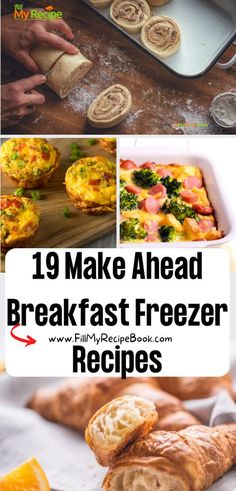 19 Make Ahead Breakfast Freezer Recipes ideas. Easy casserole meals and other that can be frozen and baked or warmed up in the morning. recipes, homemade, breakfast, freezer, ideas, easy recipes, casserole meals, holidays, school, mornings, office, cook in bulk Breakfast Ideas You Can Freeze, Frozen Breakfast Ideas Make Ahead, Breakfast Recipes That Can Be Frozen, Breakfast That Can Be Frozen, Egg Recipes Freezable, Frozen Eggs Breakfast, Breakfast Prep Freezer, Breakfast Casseroles That Can Be Frozen, Healthy Breakfast Meal Prep Freezer