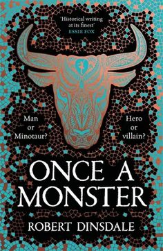 a book cover with an image of a bull's head and the words once a monster