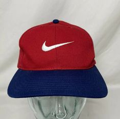 Up for sale Vintage Nike Embroidered Logo Swoosh 90s Snapback Hat Cap. In used shape some wear. Please look at pictures for best idea of conditions. Ask any questions. Thanks for looking. Nike Curved Brim Baseball Cap For Streetwear, Nike Streetwear Baseball Cap, Nike Cap For Streetwear, Nike Snapback Hat With Curved Brim For Streetwear, Nike Curved Brim Snapback Hat For Streetwear, Nike Snapback Hat With Embroidered Logo, Vintage Sports Baseball Cap With Curved Bill, Nike Snapback Visor Hat For Streetwear, Vintage Curved Bill Baseball Cap For Sports