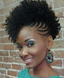 Love this look! Afro Hair Updo, Bang Twist, Softball Hair Braids, Natural Hairstyles For Short Hair, Hair Stages, Natural Hair Doll, Softball Hair, The Right Hairstyles, Natural Braided Hairstyles