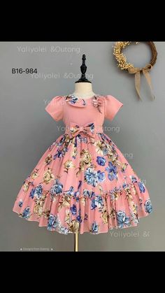 Children's Gown Styles, Children Gown Styles, Girls Frocks, Frocks For Kids, Baby Frock Pattern, Girls Dresses Sewing