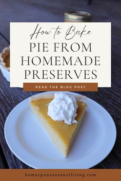 Got canned, frozen, or dehydrated preserves? Try these easy pie ideas that are as delicious as they are simple to make. Easy Pie Ideas, Pie Ideas, Holiday Pies, Easy Pie, Delicious Pies, Preserving Food, Pie Filling, The Store, Diy Food