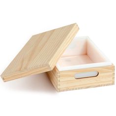 PRICES MAY VARY. IDEAL SIZE: Wood box’s size:26.5x18.9x9.4cm/10.4x7.4×3.7in(L*W*H).Silicone soap molds’ size:25x18x7.2cm/9.8×7×2.83in.Finished soap’s size: 23.5x16.5x 6.5cm /9.25×6.5×2.56in,can produce 2200ml/77oz soap. PREMIUM QUALITY : Pine wood box has glossy surface,very nice and sturdy. The soap mold,made of premium material silicone,non-stick finish, easy to use and quick to clean. Withstand temperatures from -40 °F to 464 °F(-40 °C to 240 °C),silicone mold can be used in cold or hot proce Amazon Silicone Molds, Silicone Soap Molds, Soap Making Molds, Soap Molds, Wood Box, Mold Making, Wood Boxes, Sewing Stores, Handmade Soap