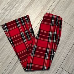 Brand New Plaid Flannel Flare Pants Size 8-9 Youth Plaid Flare Pants, Christmas Outfits, Pants Color, Plaid Flannel, Kids Bottoms, Flare Pants, Christmas Outfit, Kids Shop, Plaid