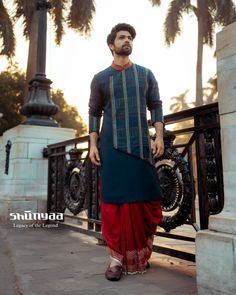 || Astitva by Shunyaa || Legacy of the Legend On Model : Mediterranean blue indo-western kantha embroidered Silk Angrakha style kurta. Teamed up with maroon embroidered dhoti. Visit our store to experience the craftmanship of India. Join us at Shunyaa @ 7044393333 (WhatsApp/Call) Address: 38, CB Block, Sector 1, Salt Lake, Kolkata - 700064 https://maps.app.goo.gl/bC2n8q1LXh9GWQdr7 #Astitva #ShunyaaSharbariDatta #SharbariDatta #Shunyaa #LegacyOfTheLegend #shunyaaonline #menswear #menswear Angrakha Style Kurta For Men, Navratri Mens Outfit, Bengali Dhoti Kurta For Men, Dhoti Kurta For Men, Angrakha Style Kurta, Traditional Indian Mens Clothing, Kurta With Dhoti, Boho Men Style