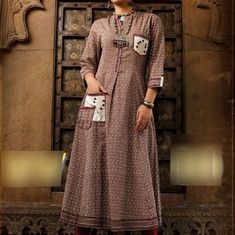 Kurti Simple Shirt Design, Pocket Designs, Dresses Western, Mommy Outfits, Cotton Gowns, Short African Dresses, Designer Kurti Patterns, Dresses Ladies