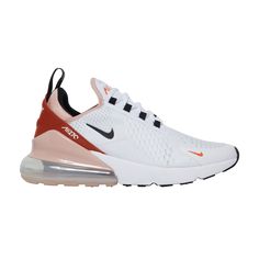 Find NIKE Wmns Air Max 270 ' Burnt Sunrise on Editorialist. Wmns Air Max 270 'White Burnt Sunrise' Nike Air Tennis Shoes, Nike Air Max Shoes For Jogging, Air Cushioned Sneakers For Sports, Functional Round Toe Sneakers, Nike 270 Brown, Nike Air Max Training Shoes With Cushioned Footbed, Nike Air Max With Boost Midsole For Running, Nike Air Max Cushioned Midsole For Jogging, Sporty Nike Air Max With Cushioned Footbed For Training