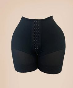 lusailstore-BBL Effect Faja Shorts - Low Back High Waist Shapewear Bottoms With Built-in Shorts, High Stretch Shapewear Shorts With High-cut Leg, Shapewear Shorts With High Waist And Wide Waistband, High Waist Shapewear Shorts With Wide Waistband, Compression High-cut Shorts With Built-in Shorts, High Waist Shorts With Wide Waistband For Shaping, High Waist Pants With Built-in Shorts And High Stretch, High Stretch High Waist Shapewear Shorts, High Waist Shaping Biker Shorts