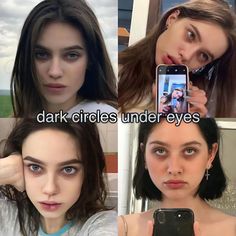 Pretty Dark Circles, Pretty Insecurities, Dark Circles Aesthetic, Grande Lash Serum, Actress Style, Teknik Makeup, Dark Eye Circles, Maybelline Lash Sensational, Facial Yoga