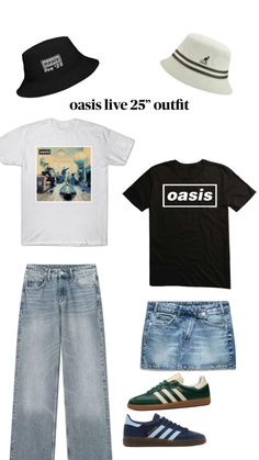 oasis liam galagher live 2025 concert outfits adidas sambas spezials oasis wonderwall live for ever concert live singer Concert Outfit Ideas, Concert Fits, Concert Outfit, Oasis