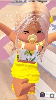 Toddler Fits Berry Ave, Neon Yellow Shorts, Zepeto Looks Ideas, Berry Codes, Holidays With Toddlers, Pic Code, Disney Princess Outfits, Outfits Roblox, Baby Swimsuit