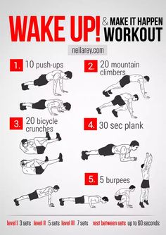 a poster with instructions to make it happen and work out in the gym for beginners