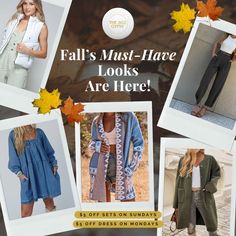 Looking to slay your autumn-style game? Our fall collection has just hit, and it's bringing ALL the cozy, chic, and bold vibes. From layered looks to statement pieces, we've got you covered from head to boot. So, what are you wearing this fall?      Check out the collection and find your next fall statement piece!    the802gypsy.com/collections/hot-off-the-press  #FallFashion #FallFashionTrends #autumnfashion #WomensFashion #FashionForAll #StyleInspo Fall Must Haves, Autumn Style, Fall Collection, Fall Fashion Trends, Fall Collections, Layered Look