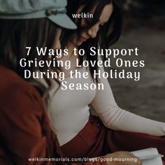 Someone comforting a grieving loved one during the holidays Thoughtful Gestures, Memorial Gifts, Loved Ones, The Holiday, Holiday Season, Holidays, Gifts