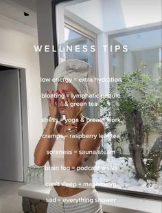 Wellness Tips, A Woman