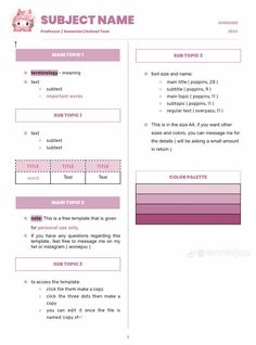 a pink and white resume for someone