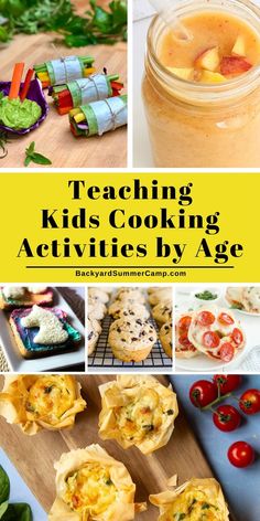 teaching kids cooking activities by age is an easy and fun way to learn how to cook