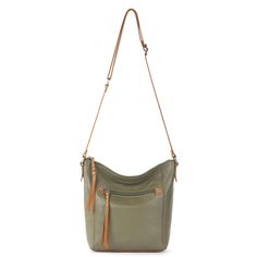 PRICES MAY VARY. SPACIOUS & STYLISH: The Sak Ashland Crossbody Bag is crafted with the functionality of a tote, backpack & handbag combined with everyday women's fashion. This purse has plenty of room for phone, wallet, keys and other everyday essentials PERFECT FOR EVERYDAY TRAVEL: Features a main zipper closure, front zipper pocket, back zipper pocket, and an interior with a back wall zipper pocket & 2 front wall slide pockets PREMIUM ARTISANAL LEATHER: Bag exterior is Leather sourced from a L Backpack Handbag, Front Wall, Gold Rate, The Sak, Phone Wallet, Everyday Essentials, Tote Backpack, Handbag Backpack, Leather Working