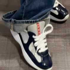 Are thet back in style… 🤌🏾🤍 Prada Sneakers Outfit, Manifesting Life, Prada Sneakers, Luxury Bags Collection, Vintage Prada, Shoes Heels Classy, Heels Classy, Shoe Inspo, Sneakers Outfit