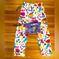 Kidz Pj’ssoftfuzzyfun Brand New Fun Multicolor Bottoms For Loungewear, Fun Multicolor Bottoms With Cartoon Print, Fun Multicolor Cartoon Print Bottoms, Trendy Multicolor Playwear Bottoms, Purple Cotton Bottoms For Playtime, Playful Multicolor Bottoms For Pajama Party, Fun Multicolor Bottoms For Playwear, Multicolor Playful Bottoms For Playtime, Playful Multicolor Bottoms For Playtime