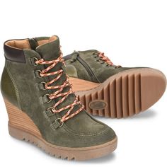 Underlyn | SofftShoe Sofft Shoes, Free Shoes, Shoe Boutique, Fall Shoes, City Chic, Green Fashion, Boot Shop, Timberland Boots, Lace Up Boots