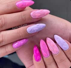 Simple Vday Nails Acrylic, Vday Nails 2024, February Nails Ideas Valentines Day Almond, Vday Nails Coffin, Fun Valentines Nails Almond, Valentines Day Nails 2024, Sugar Nails Acrylic, 3d Valentines Nails, Valentines Nails 2024