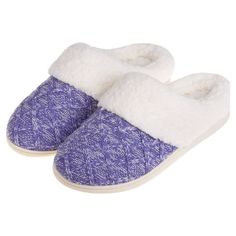 A Warm Embrace For Your Feet - These indoor/outdoor slippers for women melt your worries away the moment you slip into them. With furry lining and collar, a stylish soft knit, and memory foam insoles, winter and fall get cozier and comfier with every step. EASY TO MAINTAIN - The excellent craftsmanship and the quality of materials make the knit clog slippers stylish and durable. Machine washable and easy to dry, this pair of indoor and outdoor slippers will not lose their form even after many wa Indoor Outdoor House, Design Slide, Foam Slippers, Indoor Outdoor Slippers, Outdoor House, Plush Slippers, Clog Slippers, Outdoor Slippers, Warm Slippers