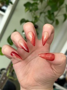 Blood Nails, Vampire Look, Red Gothic