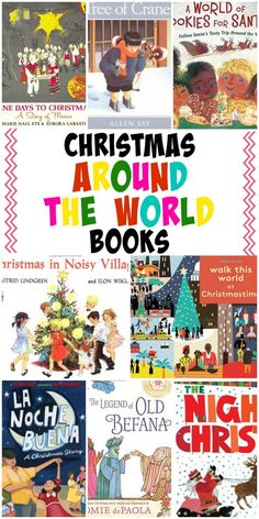 christmas around the world books for kids and adults to read in their own language, with pictures