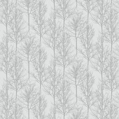 a white and gray tree wallpaper with no leaves