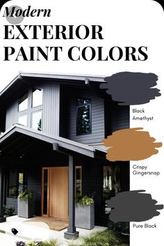 the exterior paint colors are shown in different shades