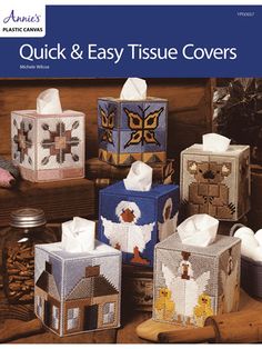 an image of some tissue boxes on a table