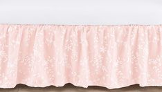 PRICES MAY VARY. Dimensions: 52in. x 28in. x 15in. drop_Embroidered Sheer Floral Lace on top of Brushed Microfiber - Blush Pink_Gathered Skirt Design_Four-sided skirt fits around most standard cribs_Easy Machine washable and dryable A crib skirt or dust ruffle by Sweet Jojo Designs will add a finishing touch to your nursery. Decorate with this stylish mix and match piece or coordinate with an existing Sweet Jojo Designs ensemble. Pair with our large selection of crib sheets and other room access Crib Dust Ruffle, Crib Bed Skirt, Ruffle Crib Skirt, Crib Bed, Complete Bedding Set, Crib Bedding Girl, Crib Toddler Bed, Girl Cribs, Crib Skirt