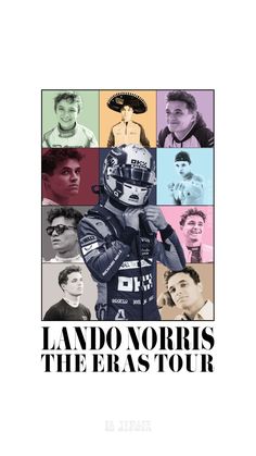 the poster for lando vori's the eras tour