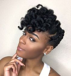 Natural Hair Updo With Twists And Curls Natural Hairstyles For Black Women, Natural African American Hairstyles, Protective Hairstyles For Natural Hair, Big Chop