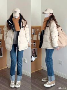 Winter Taiwan Outfit, Korea Winter Fashion Seoul, Malta Winter Outfit, Korea Autumn Fashion, Basic Winter Outfits, Korean Winter Fashion Outfits, Japan Autumn Outfit, Autumn Outfit Women