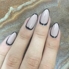 28+ Almond Nail Art Designs, Ideas Design Trends Premium PSD, Vector Downloads Nails Plain, Long White Nails, Short Almond Shaped Nails, Almond Shaped Nails Designs, Black Almond Nails, Almond Nail Art, Korean Nail, Ten Nails