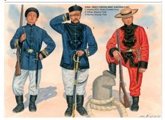 Classical Art, Military Art, Qing Dynasty, East Asia, Battlefield, Soldier, Retro Vintage