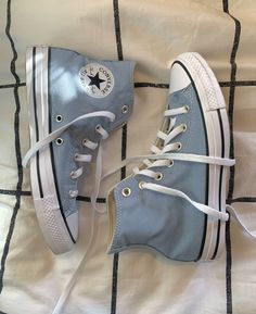 Dusty Blue Converse, Blue Converse Aesthetic, Blue Platform Converse, Ryan Shay And Indy Ivers, Converse Bleu, Ryan Shay, Converse Colors, Baby Blue Converse, Indy Ivers