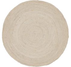 a round rug on a white background