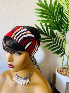 Beautiful ANKARA BANDIES are definitely a whole vibe for everyday fashions.  The lovely prints can spruce up any outfit and remember can also be a protective hair covering.  The headwrap fabric is sturdy and easy to work into many lovely styles.  They are also a great gift idea for her.  MEASUREMENTS: 39" long and 5" wide  (approximate) RETURNS: No returns on hair accessories, pls contact me with any issues immediately for possible resolution   Pls be sure to favorite my shop to be notified of new designs Ankara Headband, Hair Covering, Protective Hair, Head Ties, Cap Hair, Lovely Print, Hair Accessories Headbands, Head Wraps, African Print