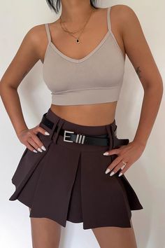 Item Type: Bottoms Material: Polyester Pattern: Plain Color: White, Black, Gray, Coffee Size: S,M,L Size (CM): Length Waist Hip S 32 64 92 M 33 68 96 L 34 72 100 Belted Skirt, Rhinestone Dress, Plain Color, Skirt Belt, Dress Satin, Bandage Dress, Mesh Dress, White Skirts, Velvet Dress